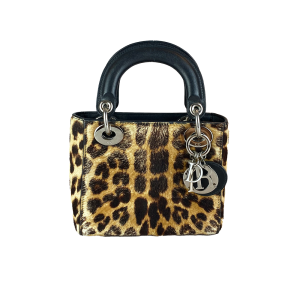 Mini Leopard Pony Hair Lady Dior