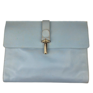 Bleu Dragee Veau L Tube Clutch