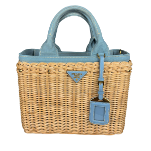 Small Midollino Canapa Wicker Tote