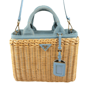Small Midollino Canapa Wicker Tote