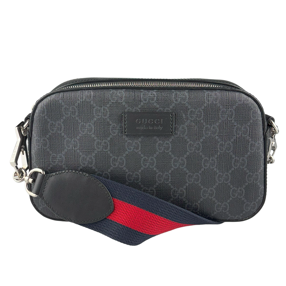 BOGU-000030 1 GG Supreme Black Small Crossbody