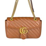 Azalea Calfskin Matelasse Diagonal Marmont Small