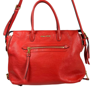 Goatskin Madras Shopper Tote