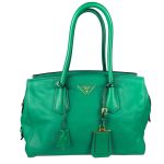 Vitello Grain Leather Two-Way Tote