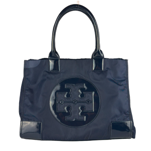 Nylon and Patent Leather Ella Tote