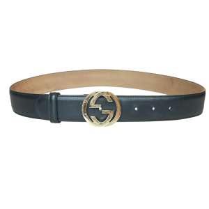 Moon Calfskin Interlocking G 37mm Belt 85