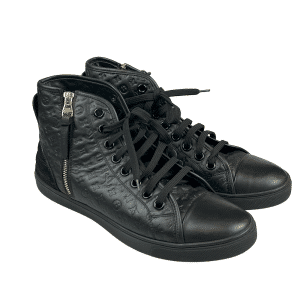 Calfskin Embossed Monogram Punchy Sneakers 37