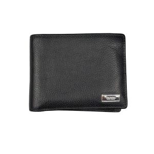 Grained-Leather Bifold Wallet
