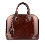 Monogram Vernis Alma MM Amarante