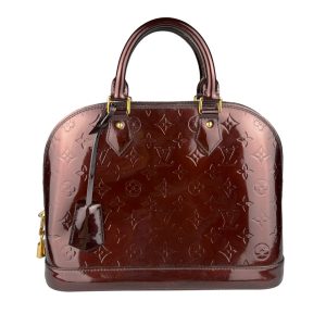 Monogram Vernis Alma MM Amarante