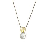 Signet Audrey Madreperola With Pearl Necklace