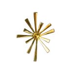 Flow(er) Vermeil Pendant