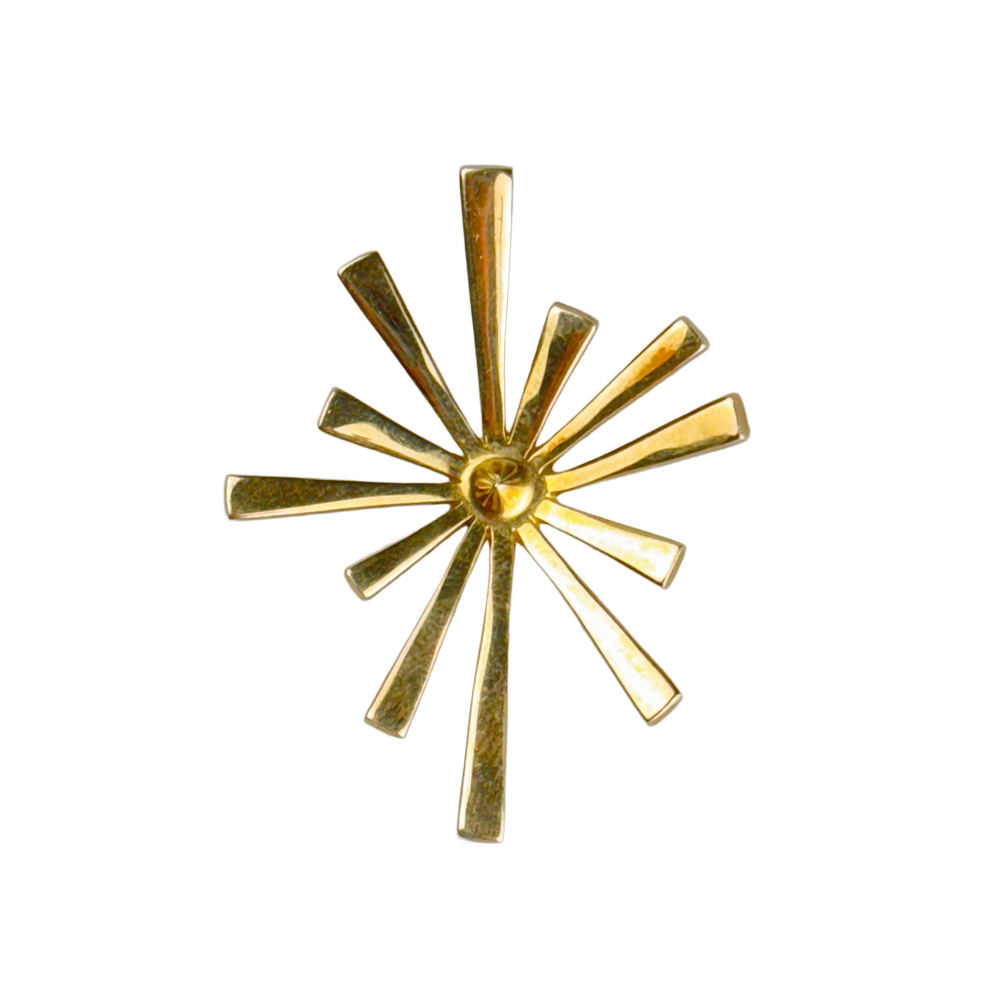 JOHS-000001 1 Flow(er) Vermeil Pendant