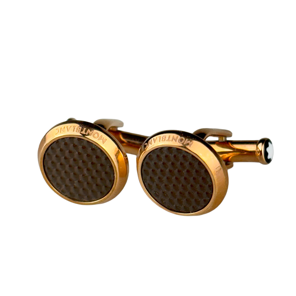 JOMB-000001 1 Meisterstück Hexagon Pattern Cufflinks