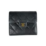 Caviar Matelassê Small Flap Wallet