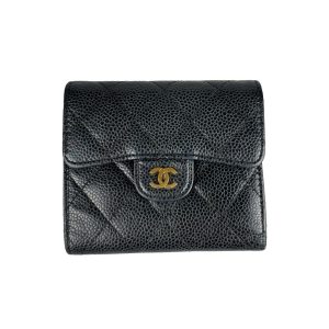 Caviar Matelassê Small Flap Wallet