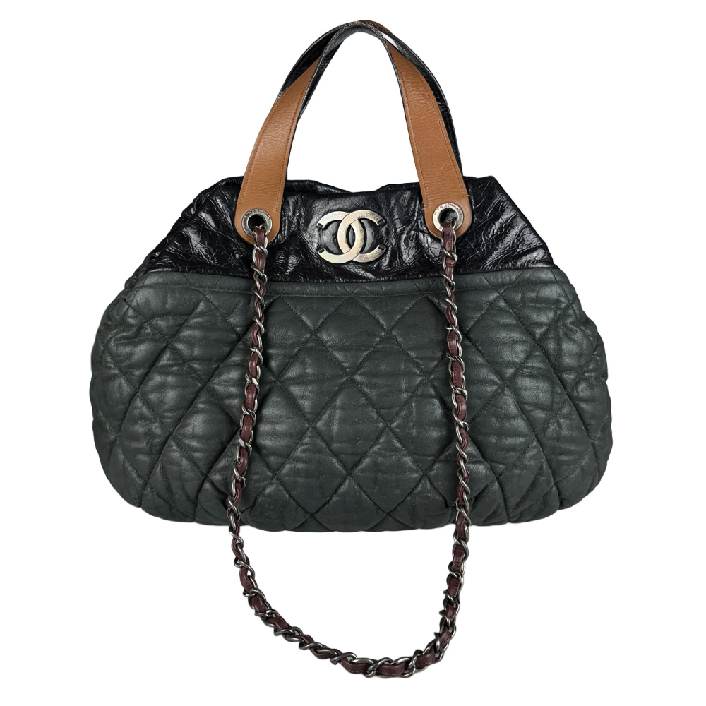 BOCH-000006 1 Iridescent Calfskin Medium In-The-Mix Tote