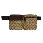 GG Canvas Double Belt Bag