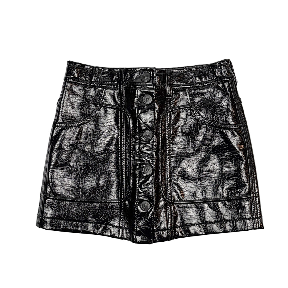 SIDS-000001 1 Girls Poliurethane Skirt 8A