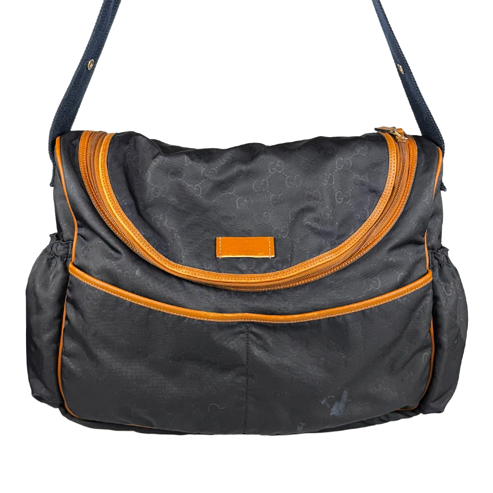 BOGU-000029 1 GG Monogram Nylon Light Diaper Bag