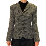 S/S 1998 Bicolor Embroidered Blazer 38