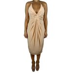 Silk Crossback Dress 40