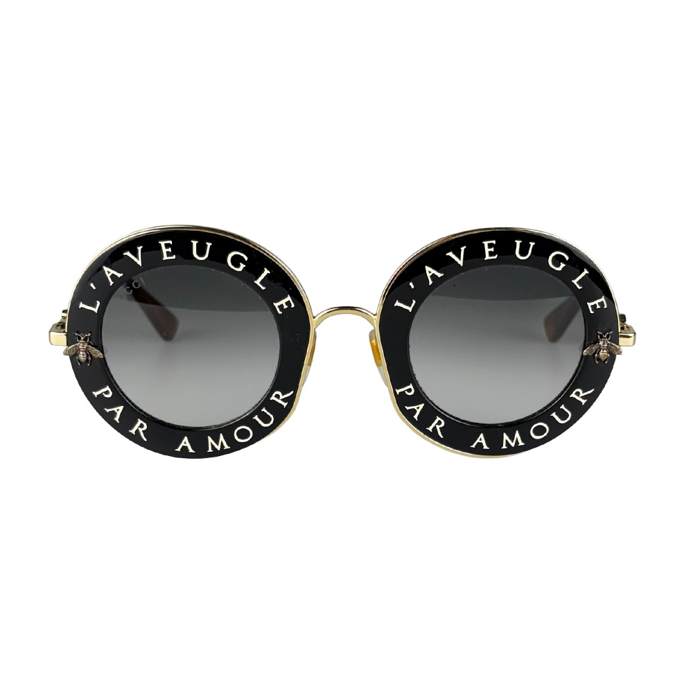 OCGU-000007 1 L'Aveugle Par Amour Round Sunglasses