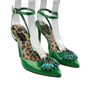 Vernice 110 Crystal-Embellished Pumps 38