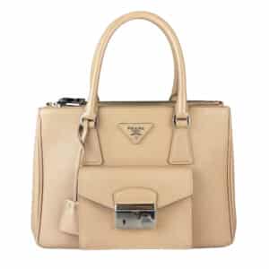 Saffiano Front Pocket Double Zip Galleria