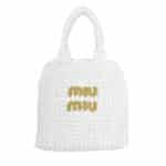 Raffia Crochet Woven Tote