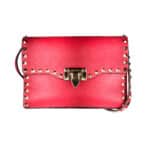 Small Rockstud Grainy Calfskin Crossbody