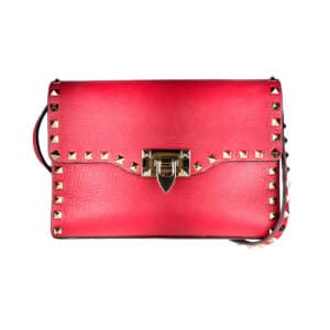 Small Rockstud Grainy Calfskin Crossbody