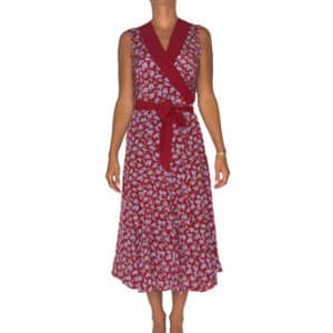 Penelope Printed Wrap Dress 44