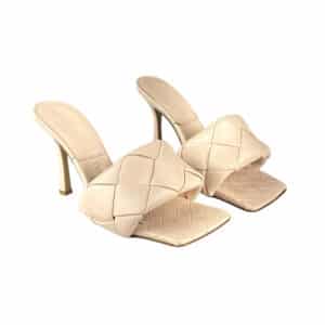 Nappa Intrecciato Lido Mules 36,5