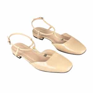 Double G Patent Sling Back Flats 37,5