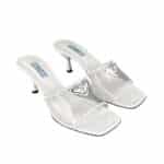 Plexiglass Vernice Triangle Logo Mules 37