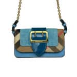 House Check Buckle Chain Bag
