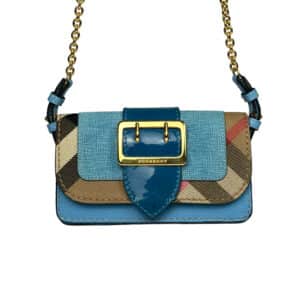 House Check Buckle Chain Bag