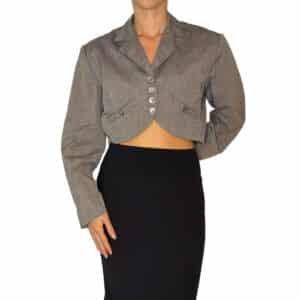 Vintage Cropped Blazer