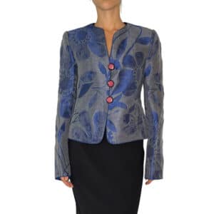 Floral Jacquard Blazer 40