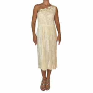 Sequin Silk Dress 40