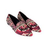Embroidered Flat Loafers 38