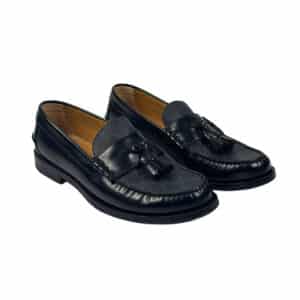 GG Supreme Black Oxford Loafers 41