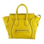 Drummed Leather Medium Luggage Tote