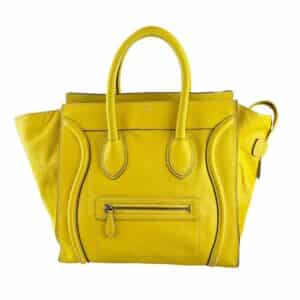 Drummed Leather Medium Luggage Tote