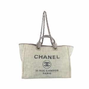 Mixed Fibers Calfskin Medium Deauville