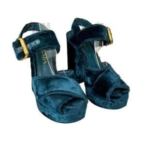 Velvet Sandals 37 EU