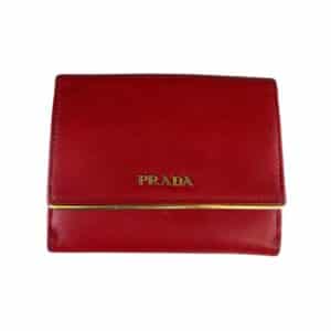 Saffiano Leather Compact Wallet