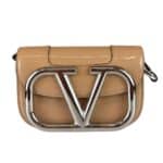 Patent Small Supervee Crossbody