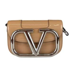 Patent Small Supervee Crossbody